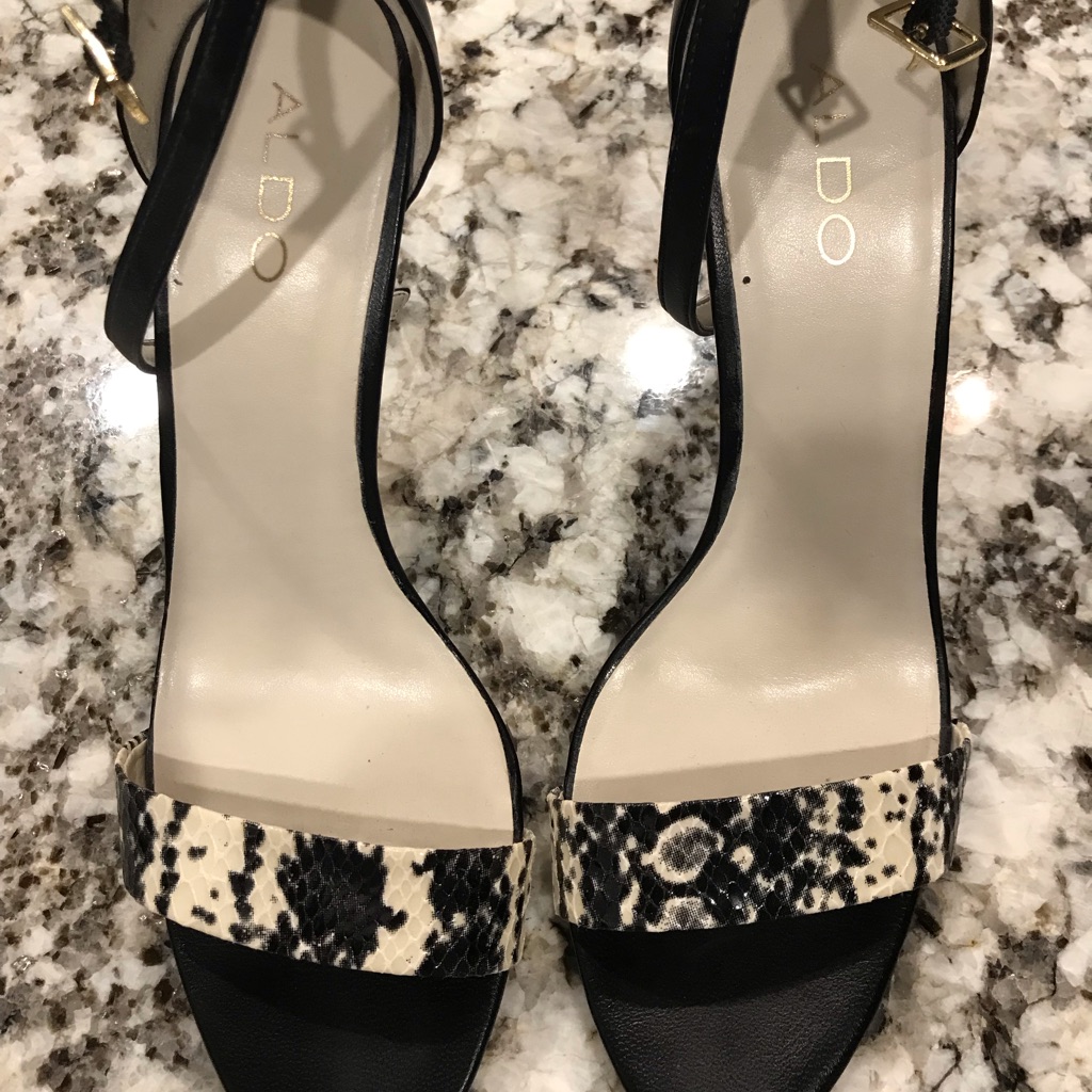 Worn Once - Aldo Python Heels